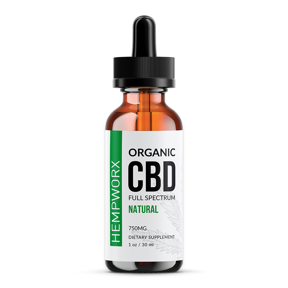 Full Spectrum CBD Oil Natural (Organic) — HempWorx product