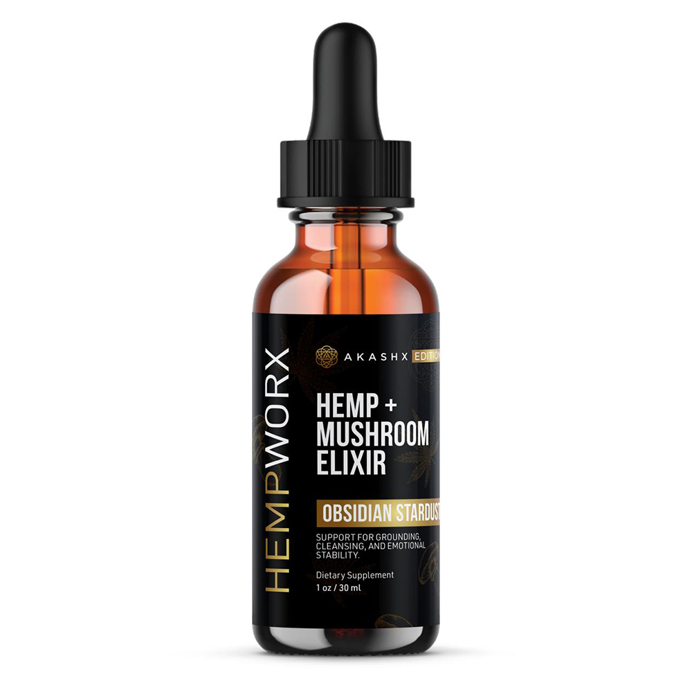 Hemp + Mushroom Elixir Obsidian — HempWorx product