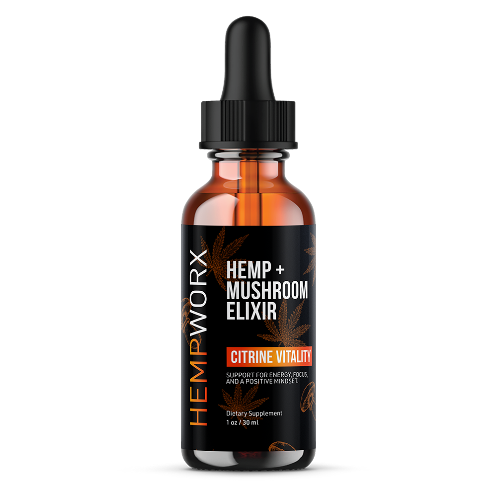 Hemp + Mushroom Elixir Citrine — HempWorx product