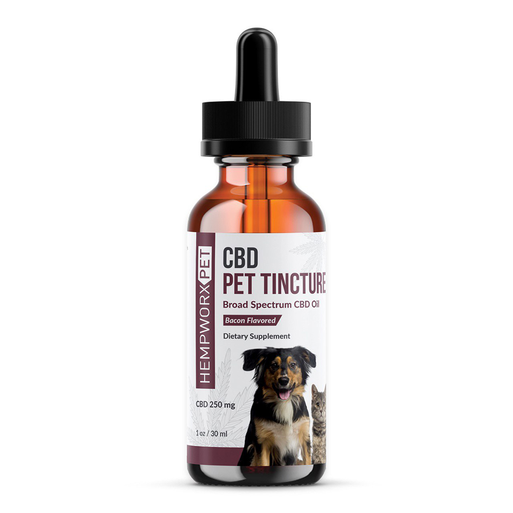 Broad Spectrum CBD Pet Tincture — HempWorx product